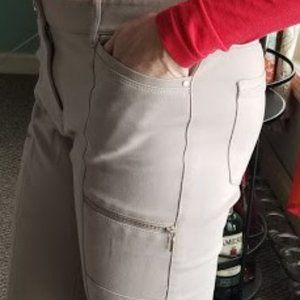 White House Black Market tan skinny pants